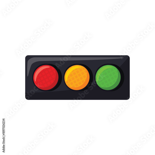 Traffic light vector, traffic light icon, traffic light clip art, clip art traffic light, isolated on white background