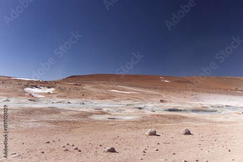 Wallpaper Mural View of the Sol de la Manana Geysers, Bolivia Torontodigital.ca