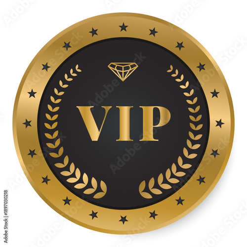 vip badge design