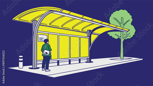 Professional stepwise architectural concept illustration Roof Canopy Development