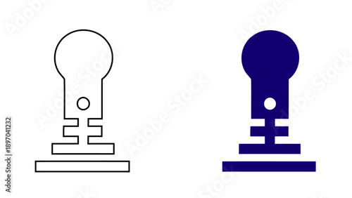 Business Innovation and Fraternal Symbol Icon Corporate Strategy and Masonic Heritage Line and Solid Vector Illustration