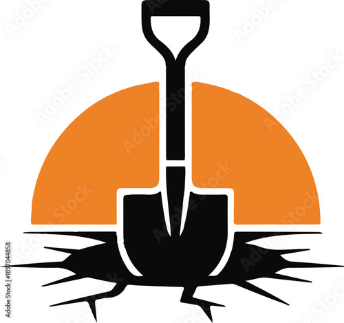 Construction, Mining, & Excavation Logo