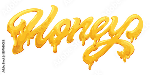 Sweet honey dripping design