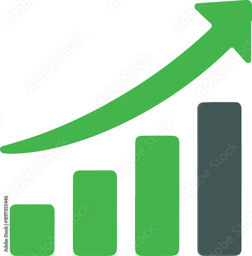 Upward Trend, Progress, & Development Logo