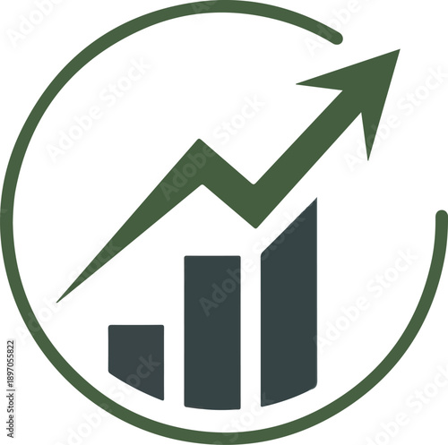 Business Growth & Investment Chart Vector