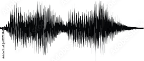 Minimal Sound Wave Background for Clean Music and Audio Visual Design