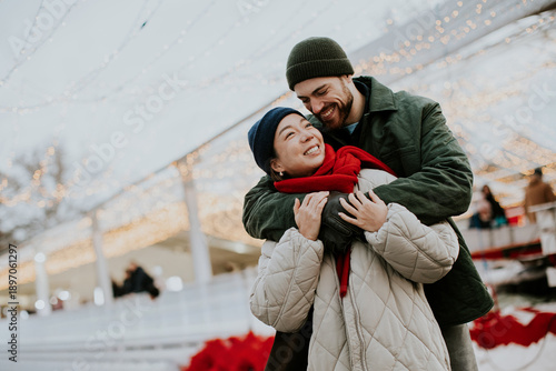 Couple enjoys time together...