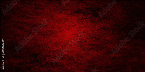 A dark vintage backdrop featuring an aged red grunge texture with a dirty paint pattern and bloody art design for a grungy wallpaper or Christmas decoration