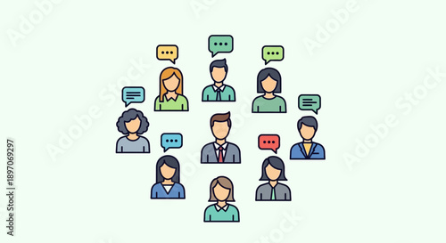 Celebrating International Mother Language Day with people from diverse backgrounds in dialogue and communication, promoting cultural diversity and inclusion through education and literacy