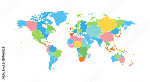 Celebrating International Mother Language Day with global cultural diversity and multilingual awareness in a modern flat vector illustration