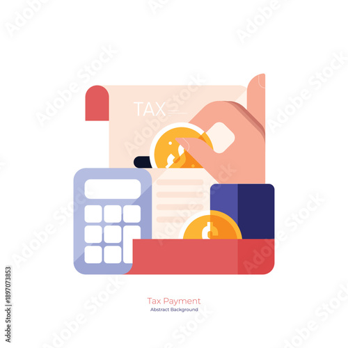 Digital Tax Management, Online Income Tax Calculation and Payment for Business and Finance