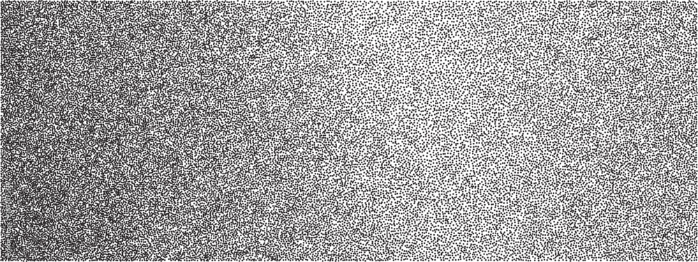 Fototapeta premium Dot grunge with background grain silver and texture. Metal noise white with overlay and dot. Grunge background circle round smooth dissolve sparkle glitter soft poster birthday black metallic surface.