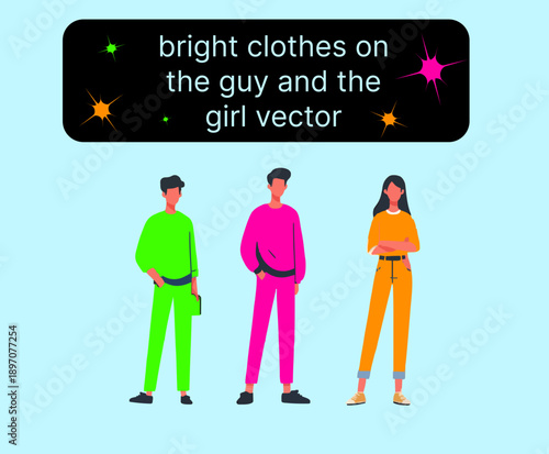 vector illustration of a man and woman with speech bubbles