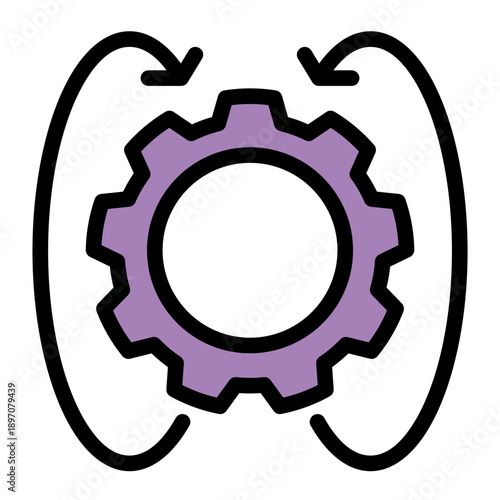Fundamental redesign of processes to achieve dramatic performance improvements (Glyph Color Lineal Style)