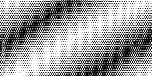Abstract halftone pattern a gradual transition from dark to light