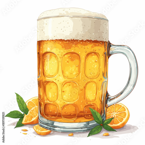 Delicious Beer Very Fresh Design