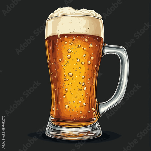 Delicious Beer Very Fresh Design