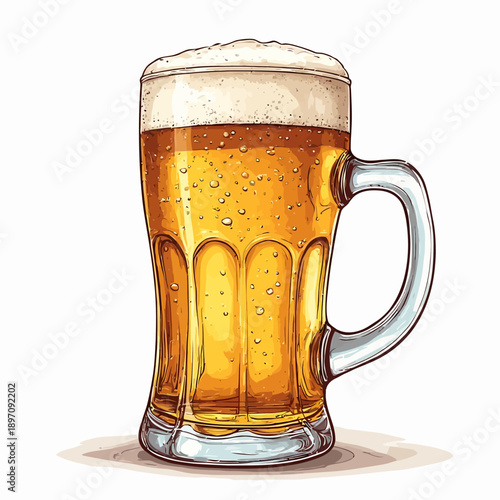 Delicious Beer Very Fresh Design