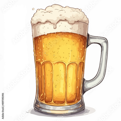 Delicious Beer Very Fresh Design