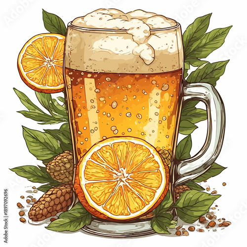 Delicious Beer Very Fresh Design