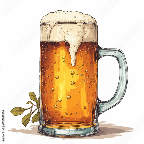 Delicious Beer Very Fresh Design