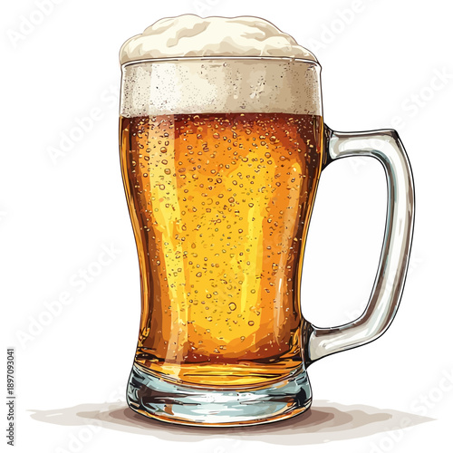 Delicious Beer Very Fresh Design