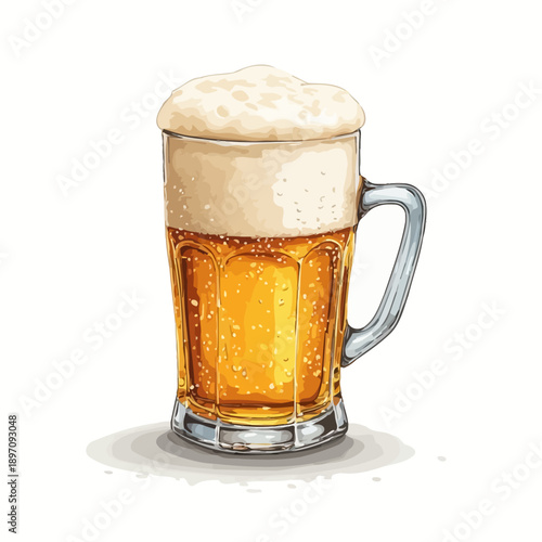 Delicious Beer Very Fresh Design