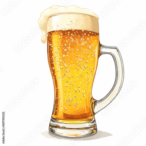 Delicious Beer Very Fresh Design