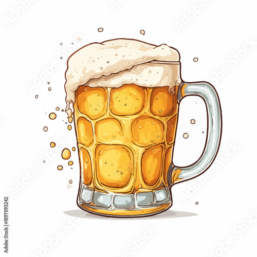 Delicious Beer Very Fresh Design