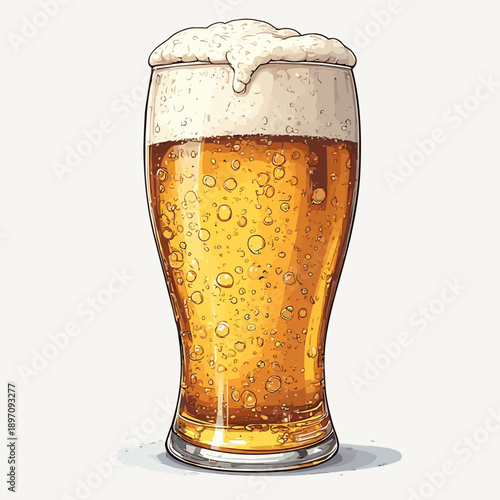 Delicious Beer Very Fresh Design