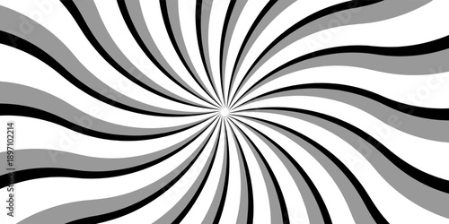 Hypnotic spiral background.Optical illusion style design. Vector illustration