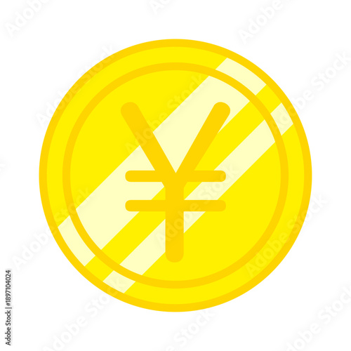 円硬貨のイラスト