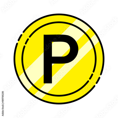 ポイント硬貨のイラスト