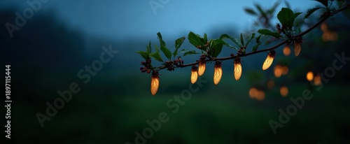 cicadas chirp while dusk blankets the earth in a gentle buzzing serenade
