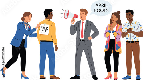 People reacting to April Fools joke.