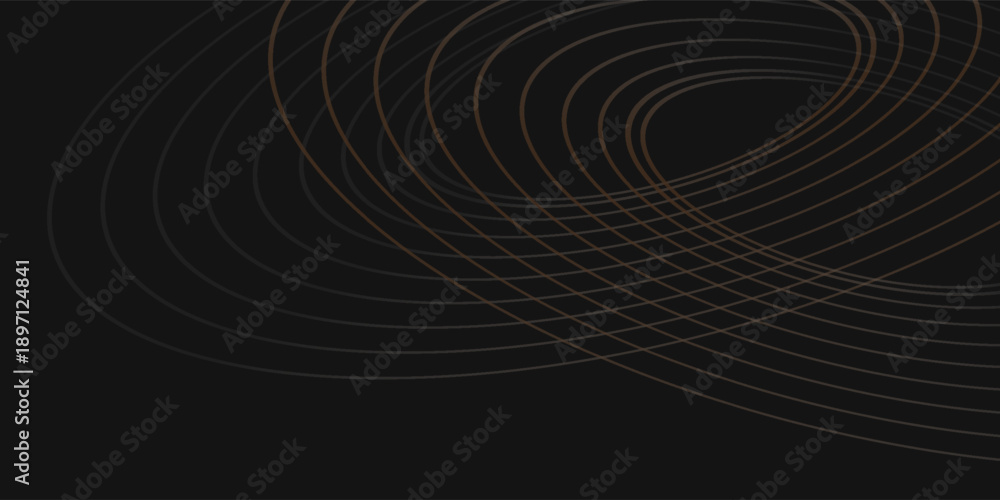 Fototapeta premium dark background with golden circles. modern background. vector illustration. eps 10
