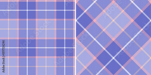 Blue Scottish seamless plaid pattern for textile, fabrics, print, wallpaper, garments, clothing, scarp, blanket and wrapping paper. Scottish tartan check texture. 