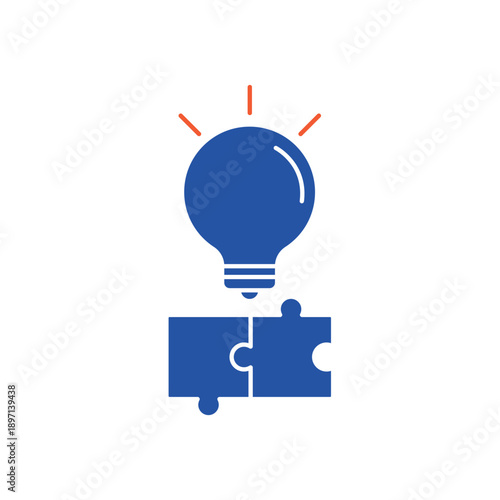 Simple Problem Solving icon for social media, app, and web design. Vector illustration, Eps 10.