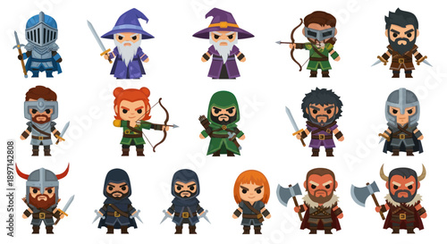Fantasy Characters in Toy Form.