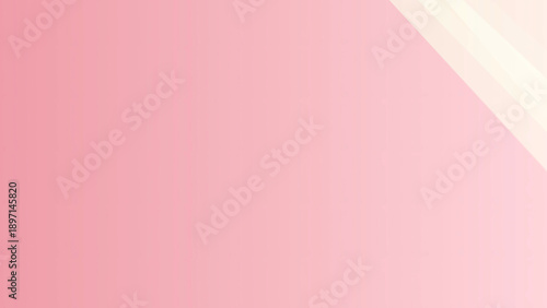 Soft pink background with white diagonal stripe
