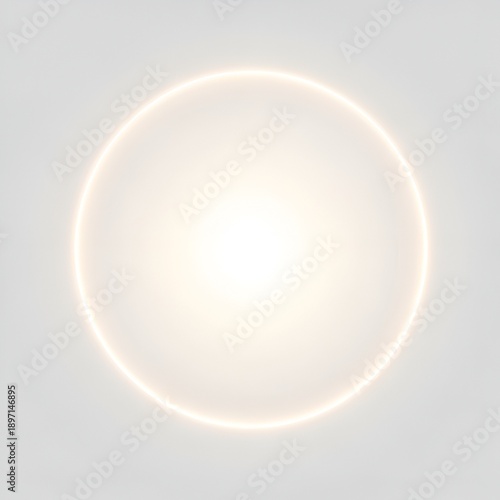 A glowing ring encircles a bright center in a circular formation viewed from a straightforward perspective