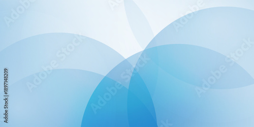 minimalist abstract design with a gradation of light blue to soft blue