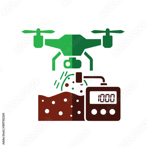 Drone technology for precision agriculture, monitoring soil quality and crop health with advanced sensors