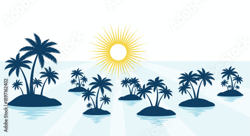 Collection of travel luggage silhouettes including suitcases backpacks and duffel bags with travel stickers and star decorations.