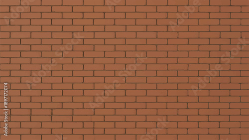 A seamless pattern of orange-red bricks arranged in a horizontal running bond pattern (3)_traced