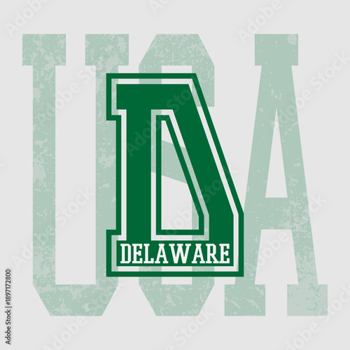 Retro typography university united states state vintage slogan print, 
highlighted grunge texture for graphic t-shirt or sweatshirt hoodie - Vector
