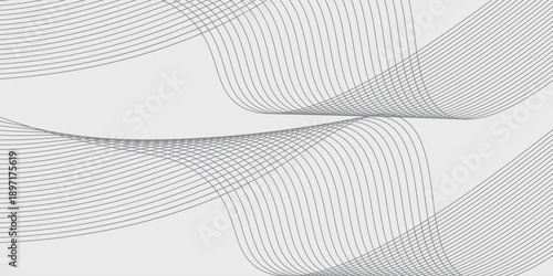 Abstract vector background with black wavy lines. EPS10