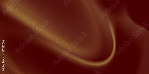 luxury red maroon abstract background with a gradient of espresso coffee or melted caramel, with a prominent grainy texture and soft curved lines.