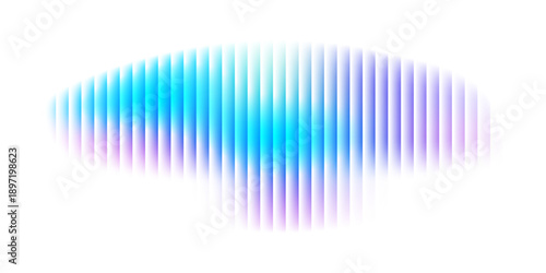 Abstract Blurred Glass Gradient Elements. Pink Purple Blue Vertical Ribbed glass texture. Abstract blob. Overlay Fade Gradient .