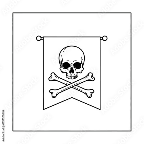 Skull and Crossbones Banner